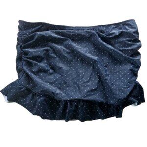 Polk Dot Swim Suit Bathing Suit Skirt Size Large